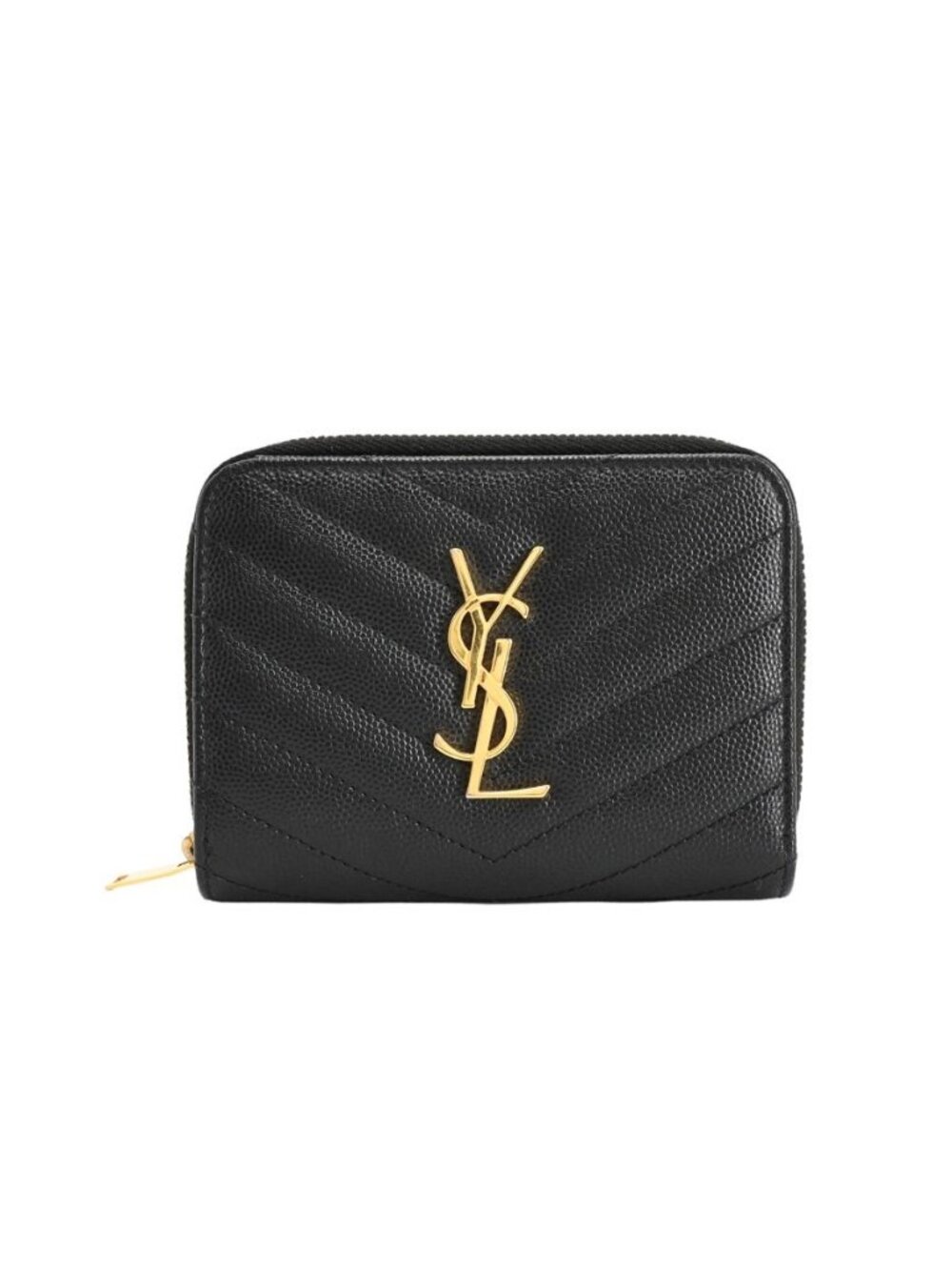 Saint Laurent Compact Wallet Zip Around - Picture 1 of 10